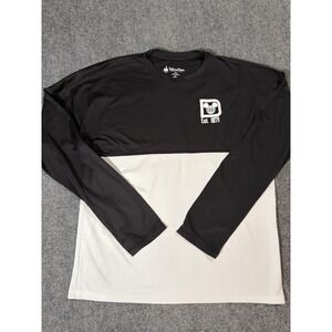 Disney Parks Spirit Jersey Shirt Mens XL Black Long Sleeve Mickey WDW Graphic